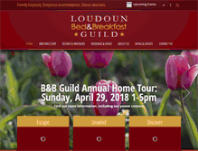 Tablet Screenshot of loudounbandb.com